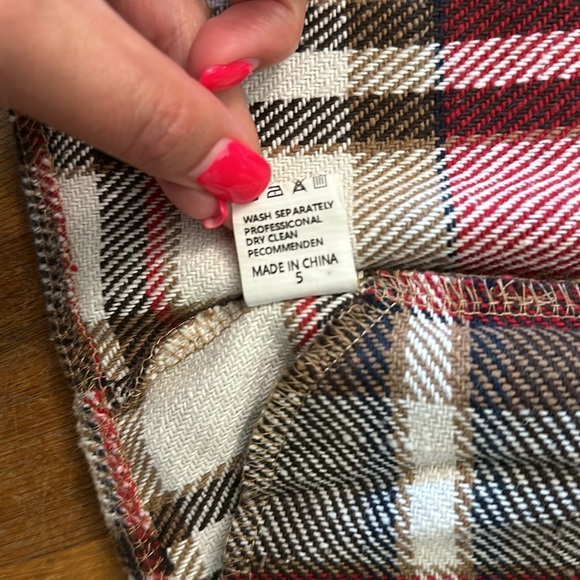 *last chance* Amazon Yeokou | Women’s red & white plaid shacket w/ buttons - Picture 13 of 16